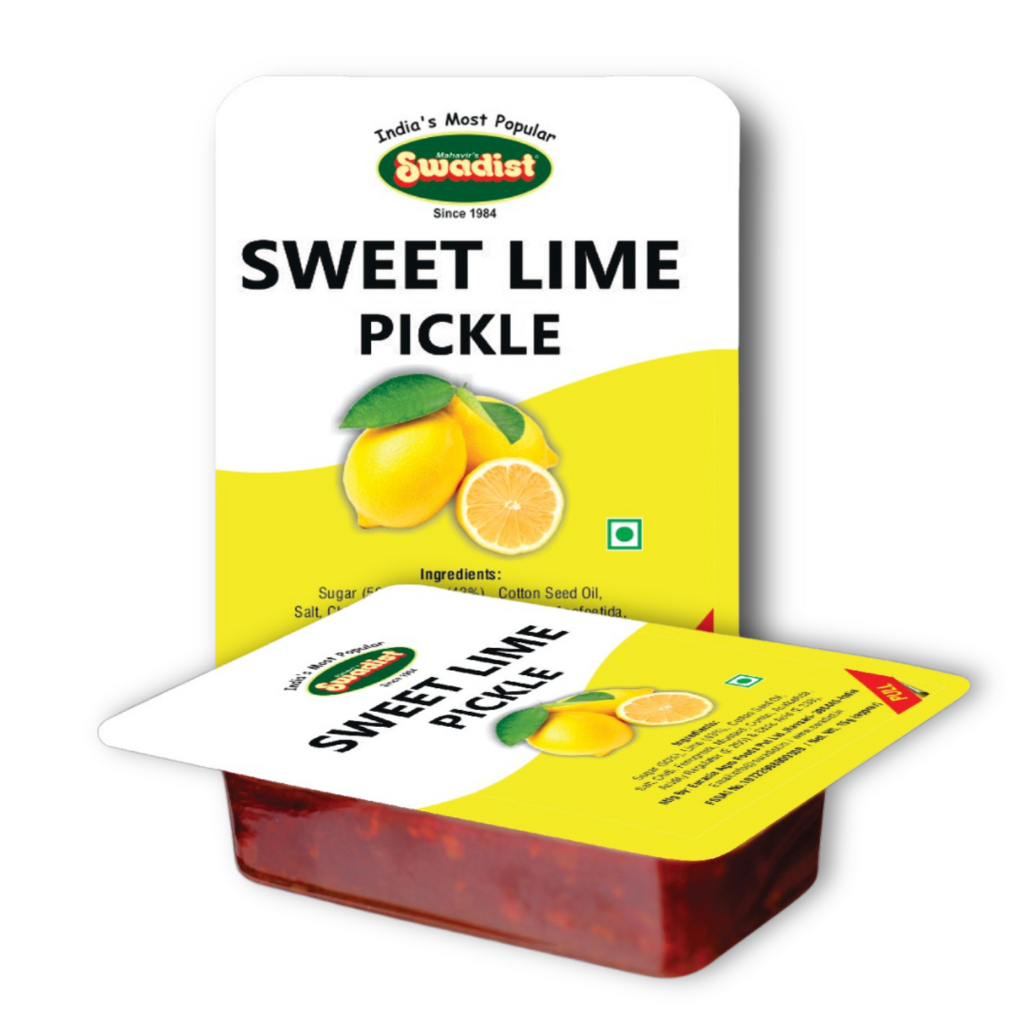 Sweet Lime Pickle 15gX100 Blisters