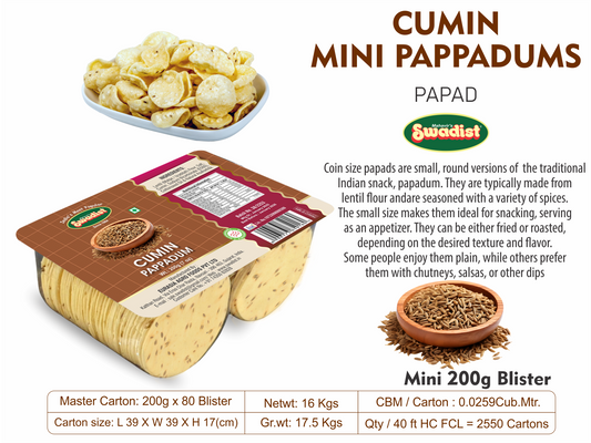Buy Jeera Papad Online in USA