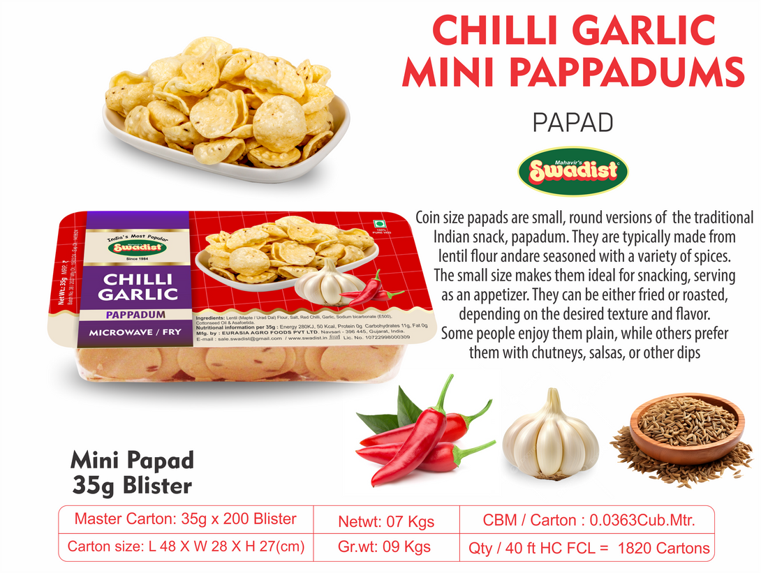 Pappadums in India