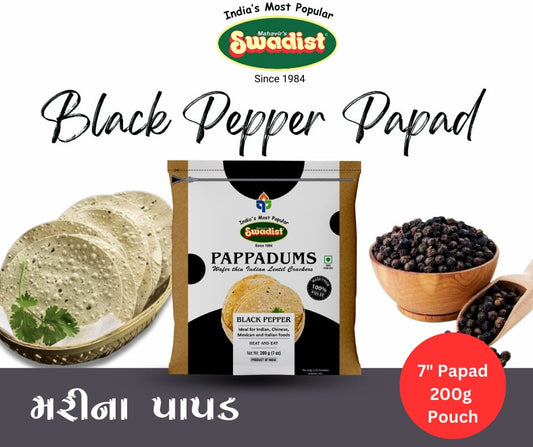 Black Pepper Papad