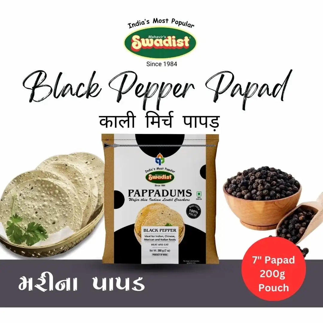 BLACK PEPPER PAPAD